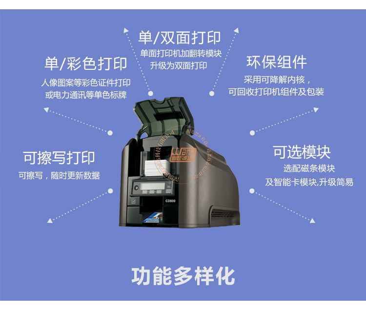 Datacard德卡CD800证卡打印机(图3)